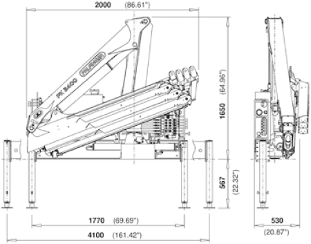 Loader Crane PK3400 2